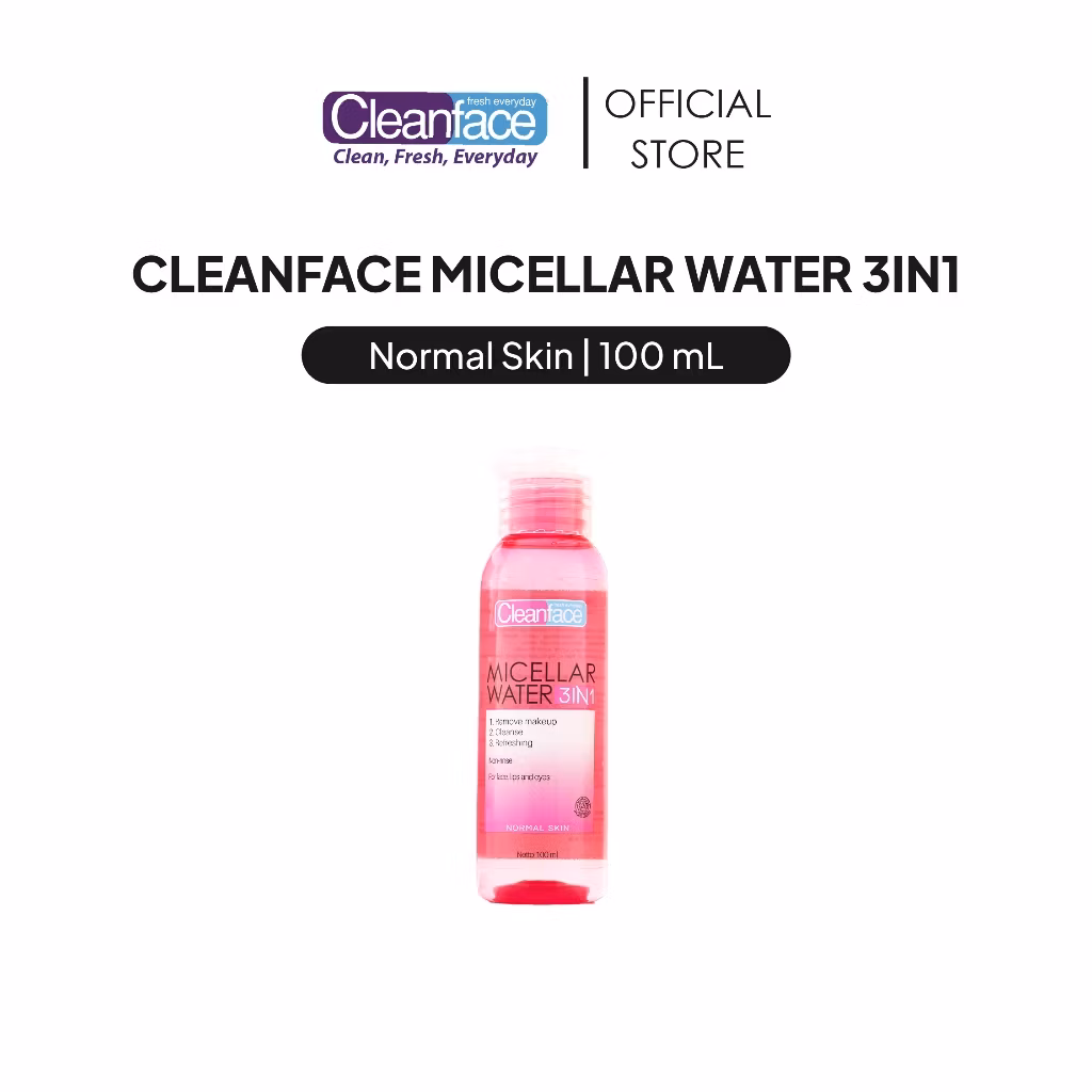 CLEAN FACE MICELLAR WATER NORMAL SKIN 100ML