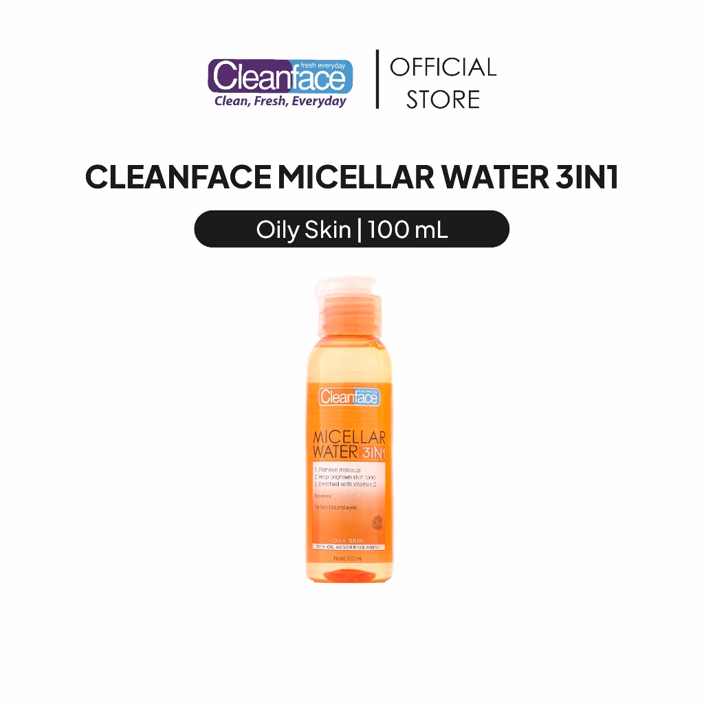CLEAN FACE MICELLAR WATER OILY SKIN 100 ML