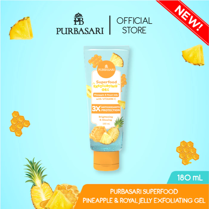 PB SUPERFOOD EXFOLIATING GEL PINE&RJE