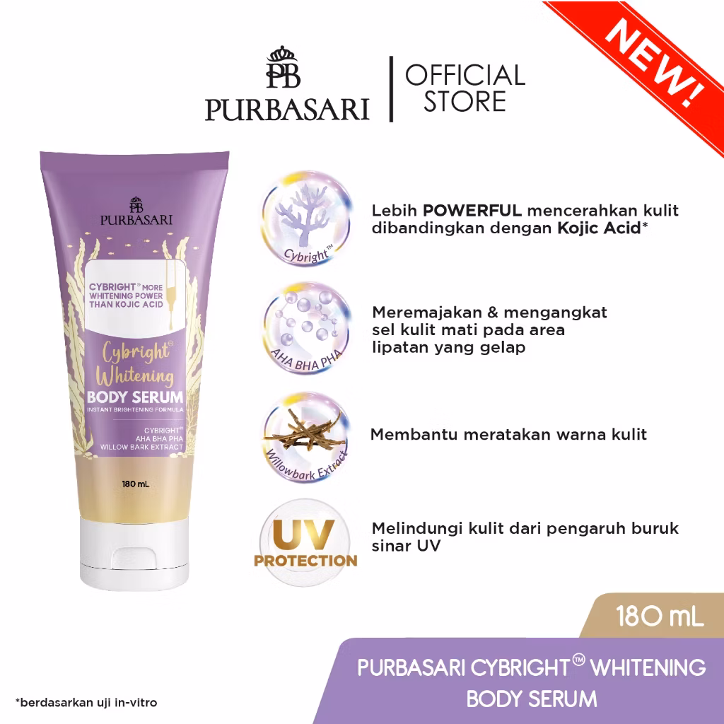 PB CYBRIGHT WHITENING BODY SERUM 180 ML