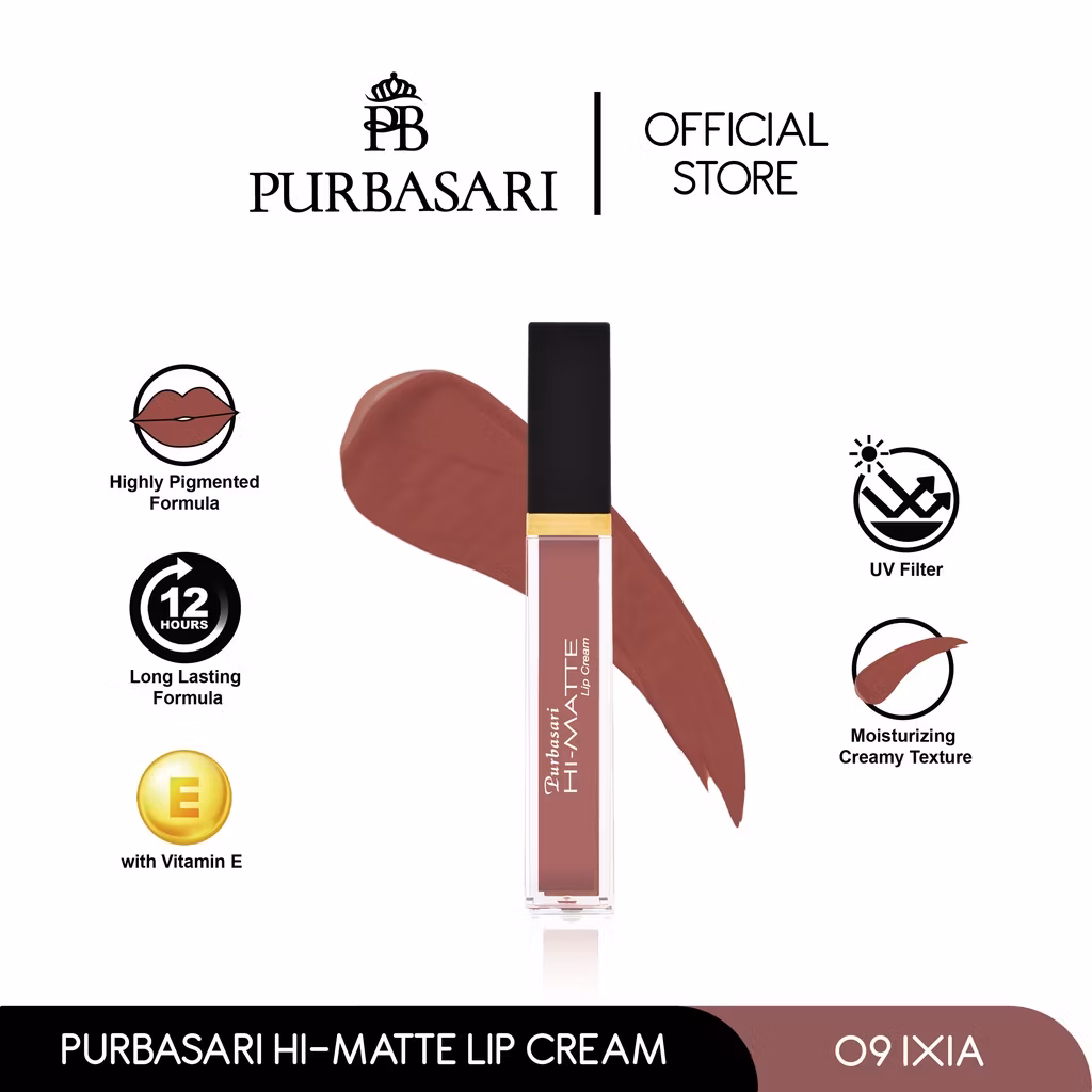 Purbasari HI- Matte Lip Creme Hydra Series 09