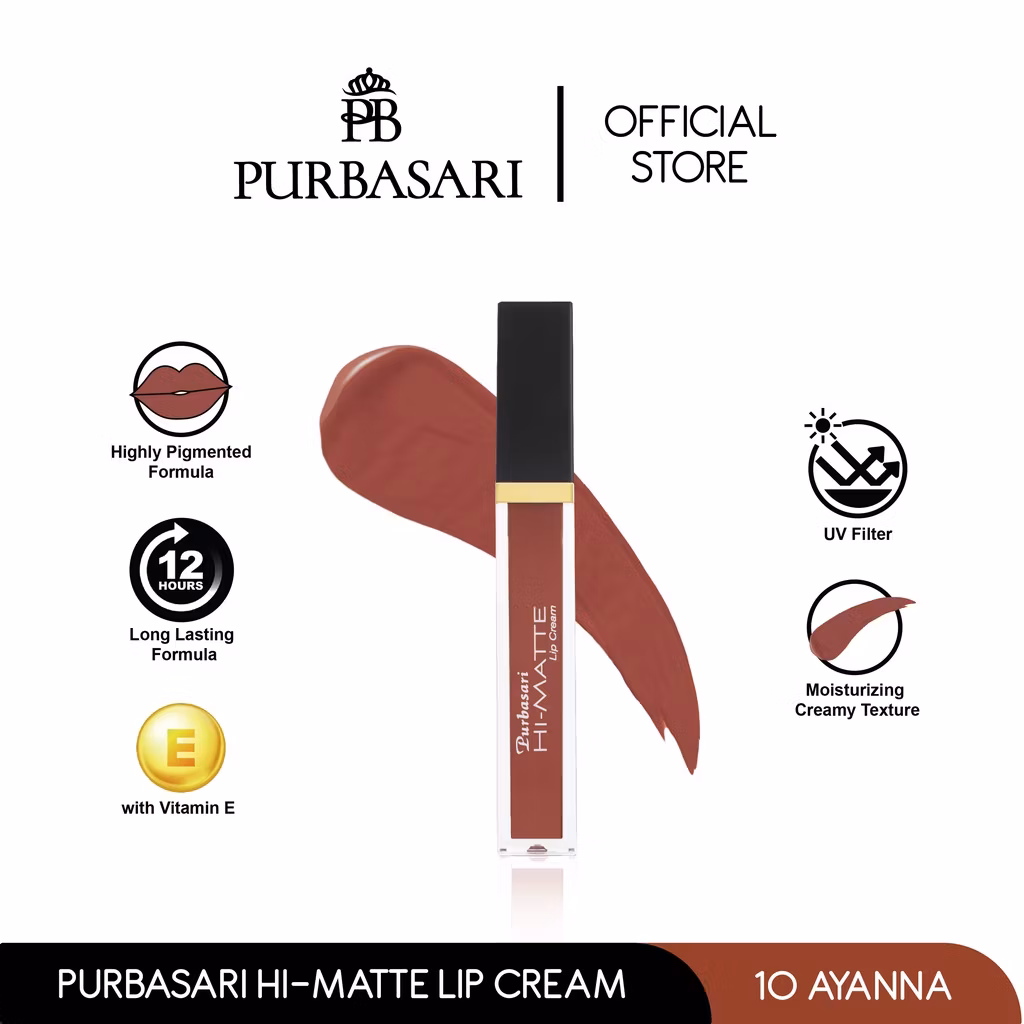 Purbasari HI- Matte Lip Creme Hydra Series 10