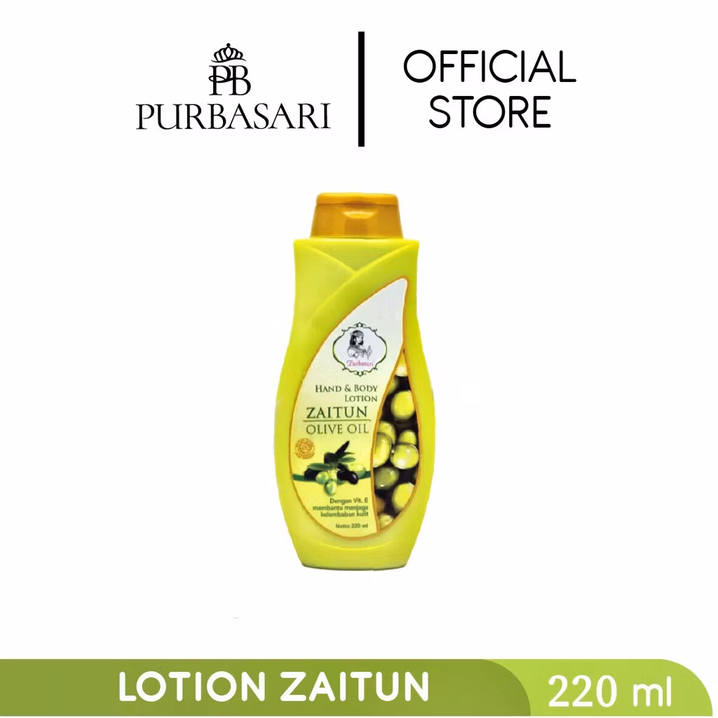 Purbasari Hand & Body Lotion Zaitu Olive Oil 220ml
