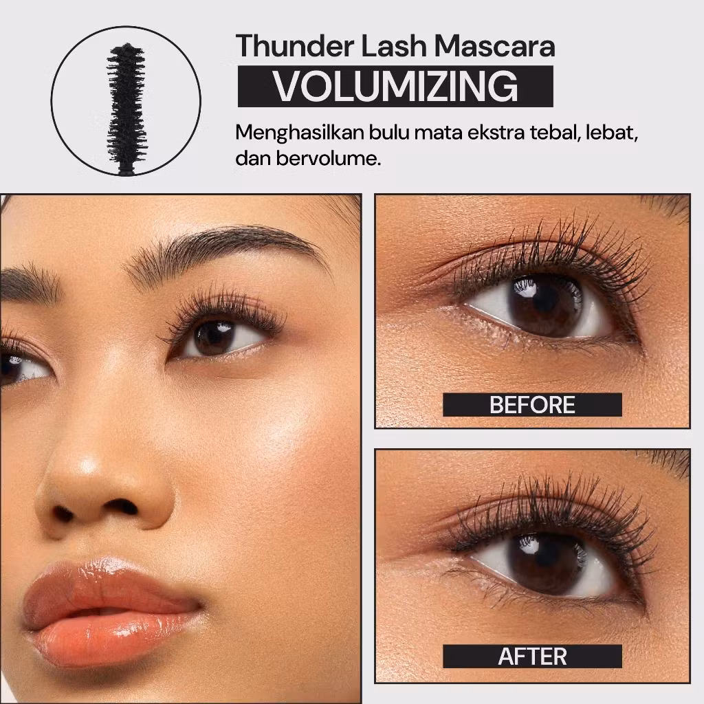 Rose All Day All New Thunder Lash Mascara – Volumizing