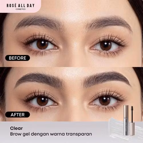Rose All Day Brow Fix Eyebrow Gel – Clear