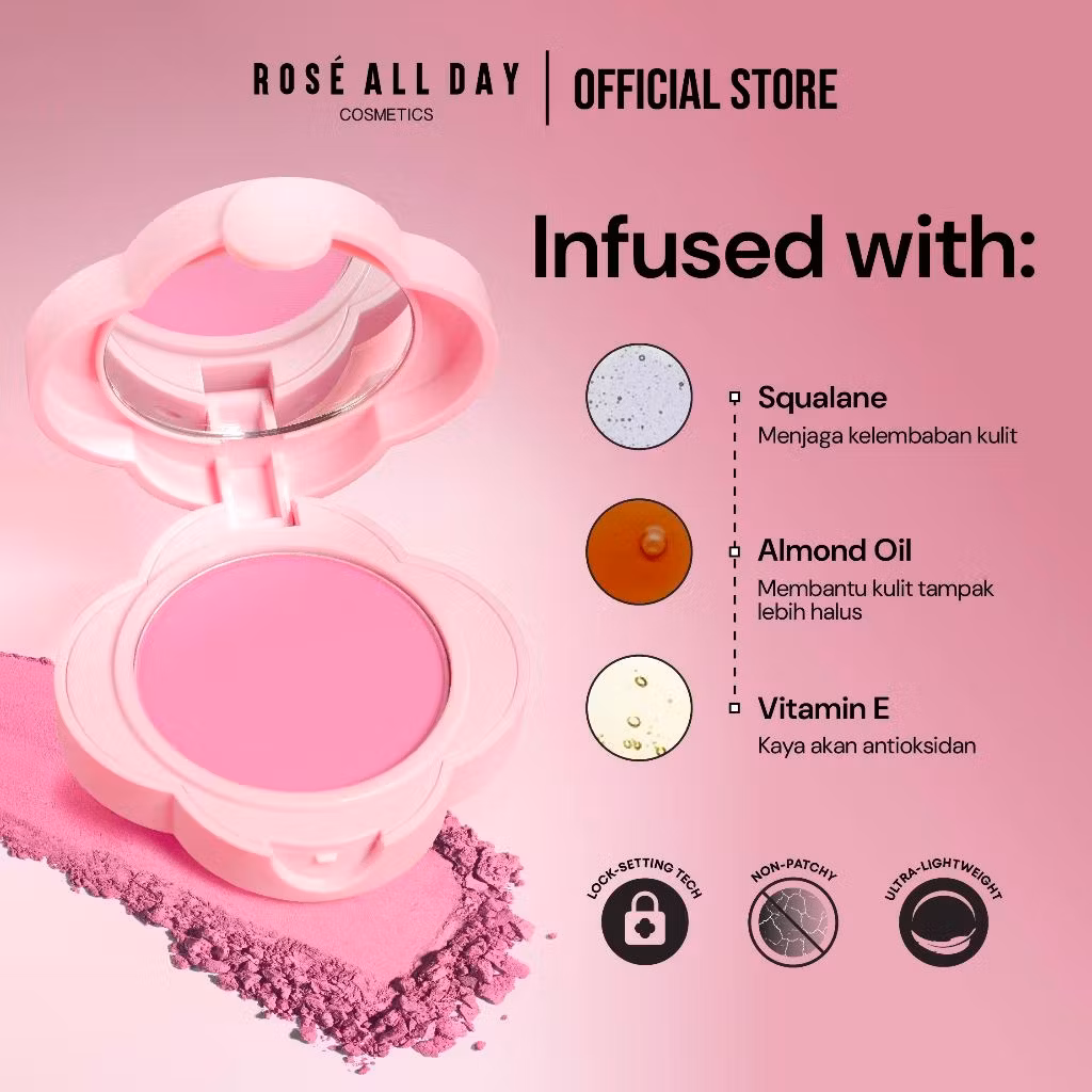 Rose All Day Cheeky Veil Powder Blush to be true