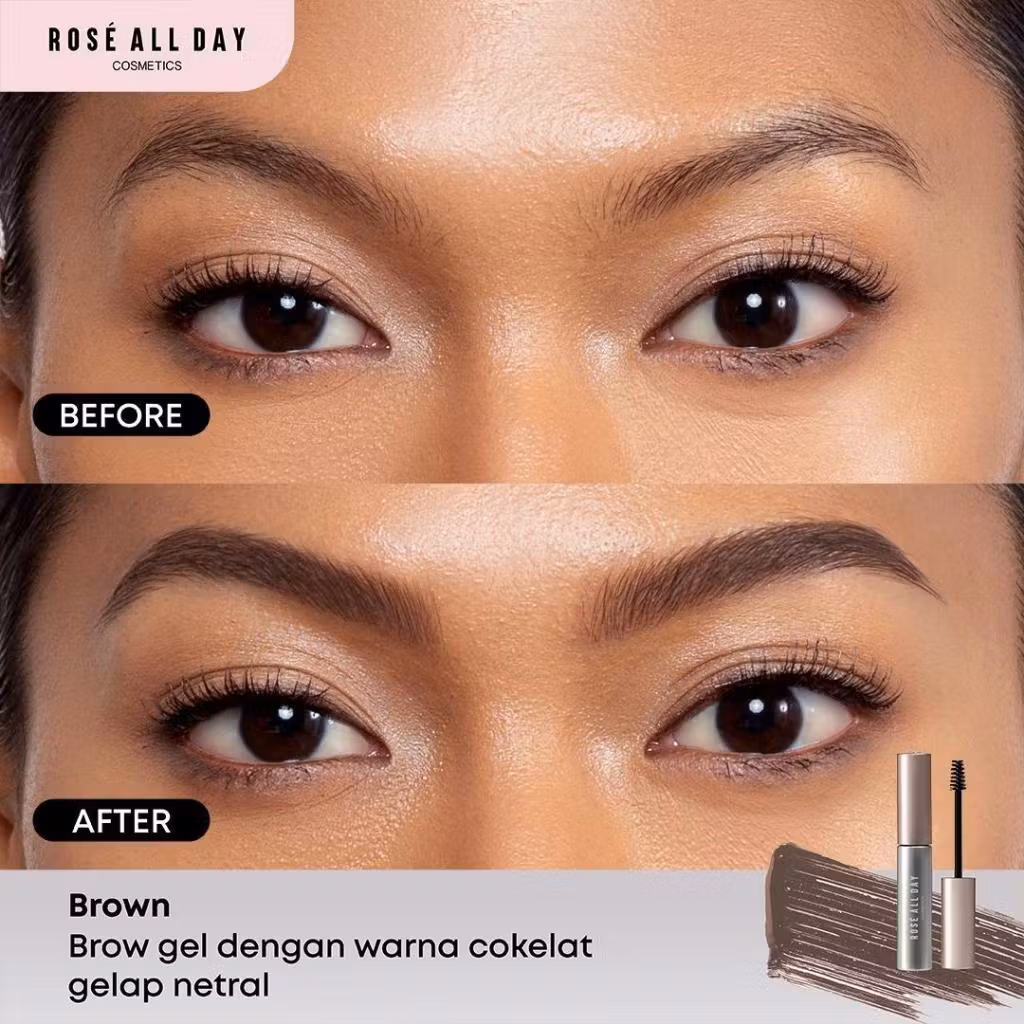 Rose All Day Brow Fix Eyebrow Gel – Brown