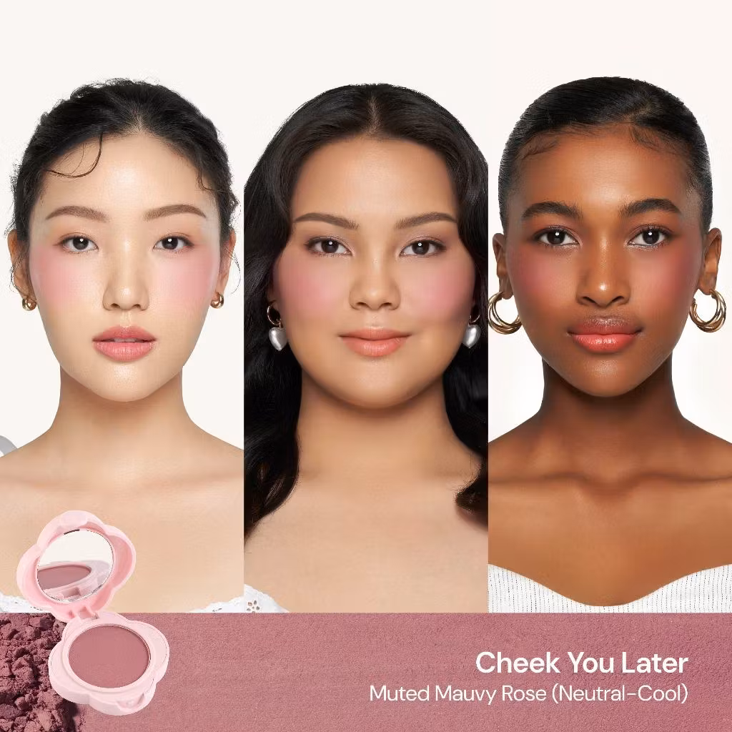 Rose All Day Cheeky Veil Powder Blush Later