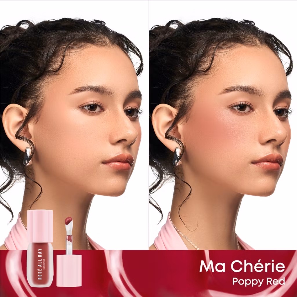 Rose All Day Cheeky Flush Liquid Blush 3,5gr Ma Cherie