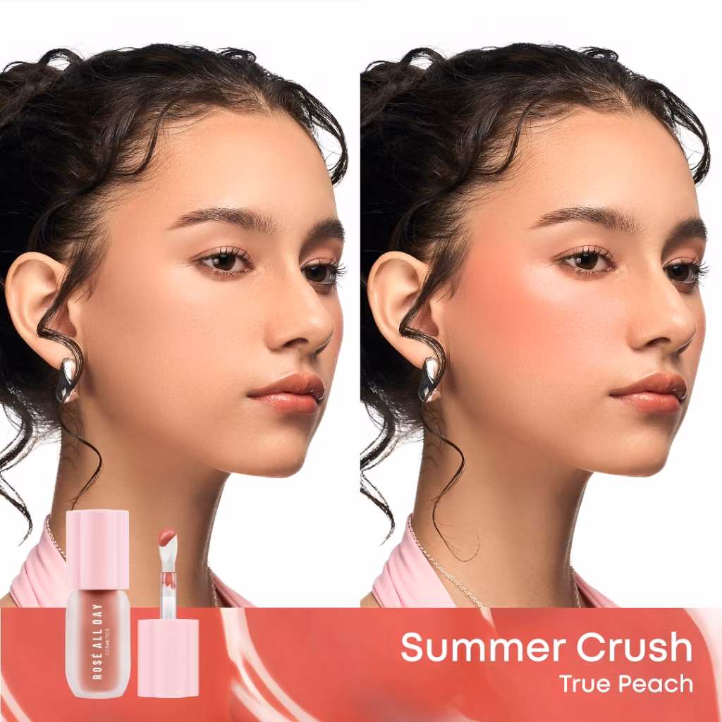 Rose All Day Cheeky Flush Liquid Blush 3,5gr Summer Crush