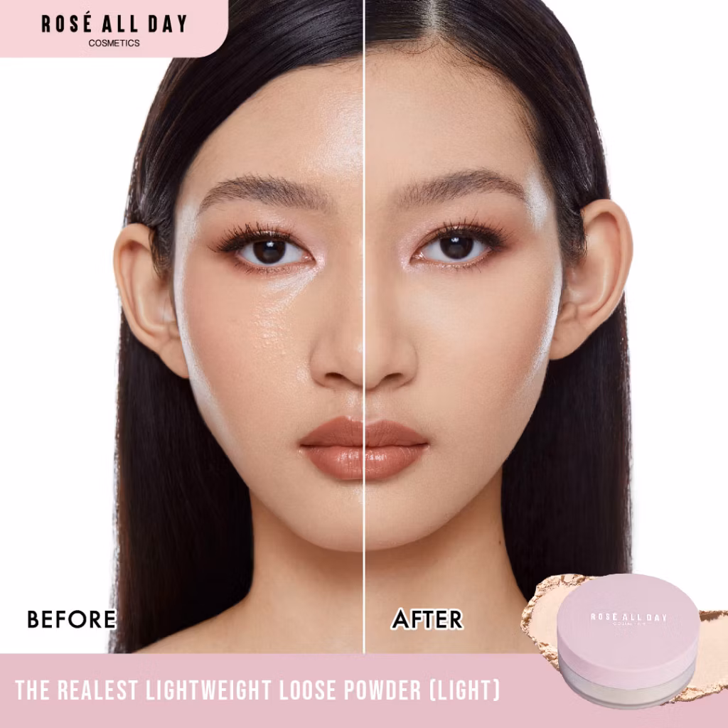 Rose all Day The realest Lightweight Loose powder LIGHT