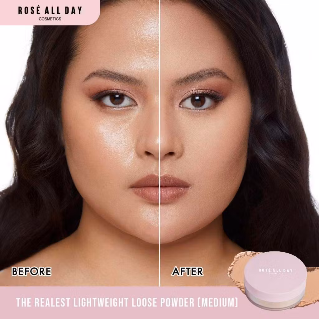 Rose all Day The realest Lightweight Loose powder MEDIUM