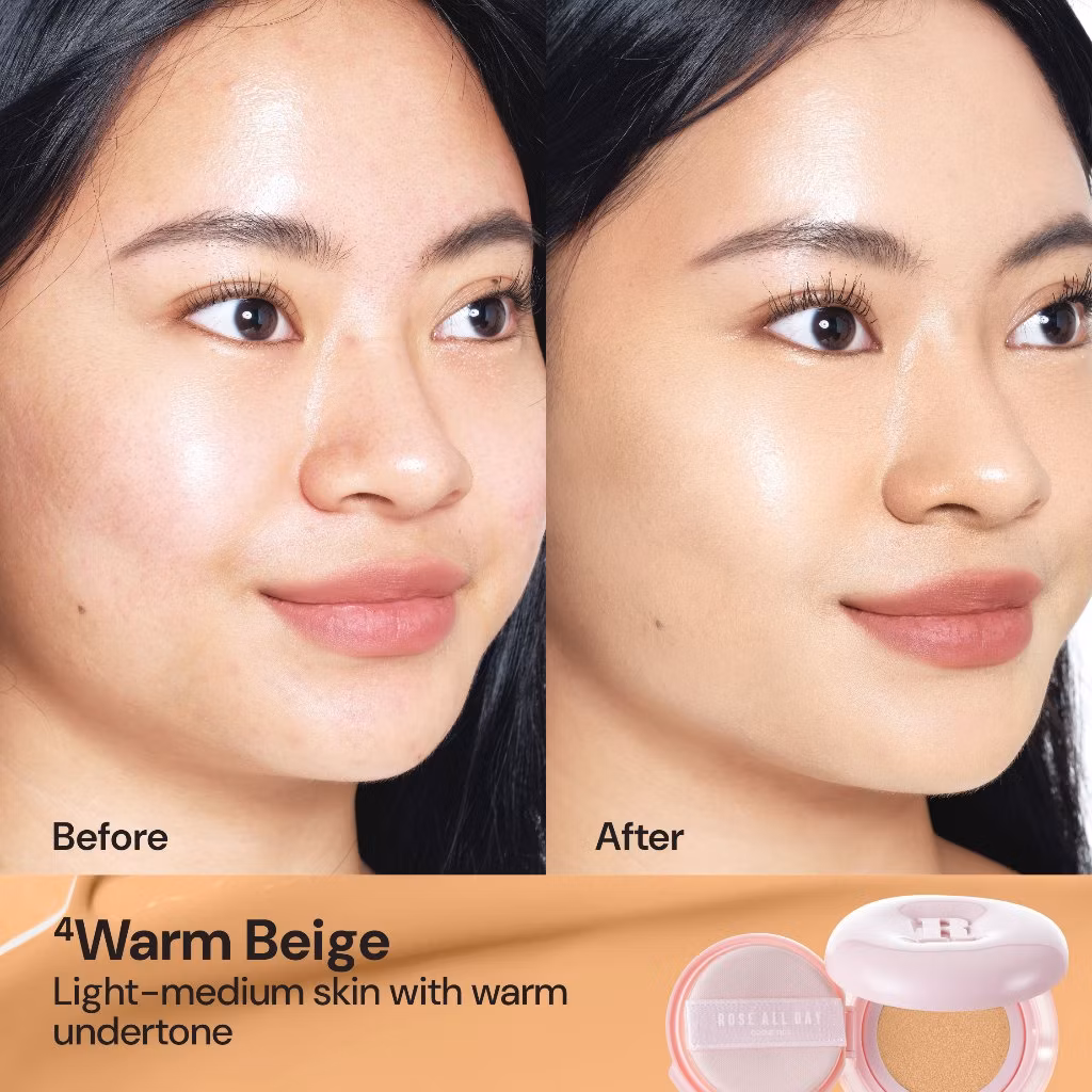 Rose All Day The Realest Airyfit Glow Cushion Warm Beige