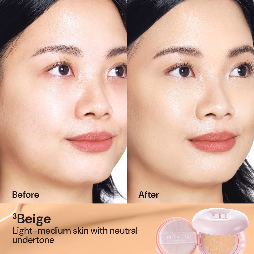 Rose All Day The Realest Airyfit Glow Cushion Beige