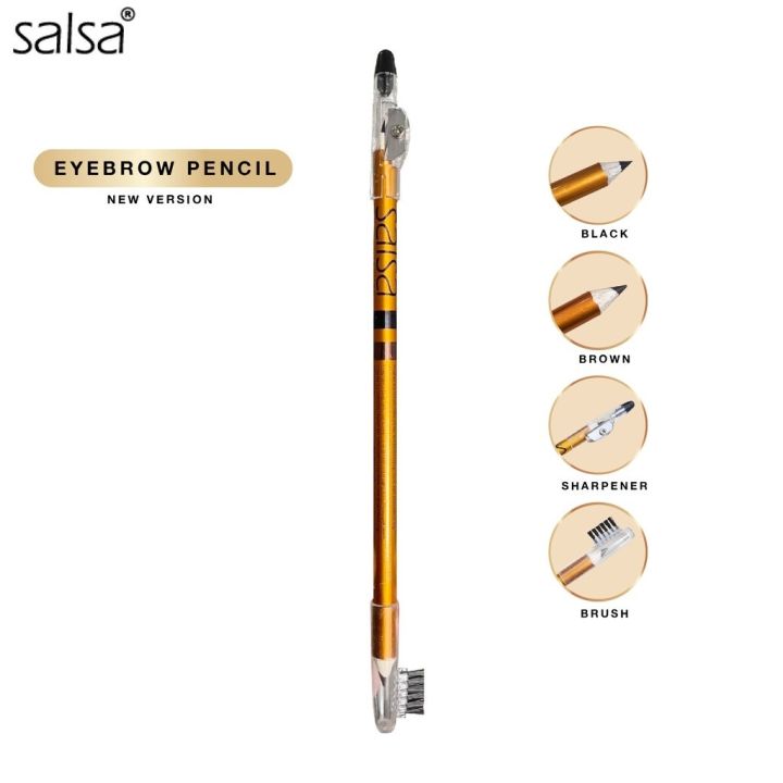 Salsa Eyebrow Pencil 4in1 black&brown