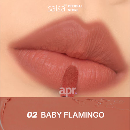 salsa lipcream dynamatte no.2 (baby flamingo)