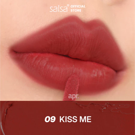 salsa lipcream dynamatte no.9 (kiss me)