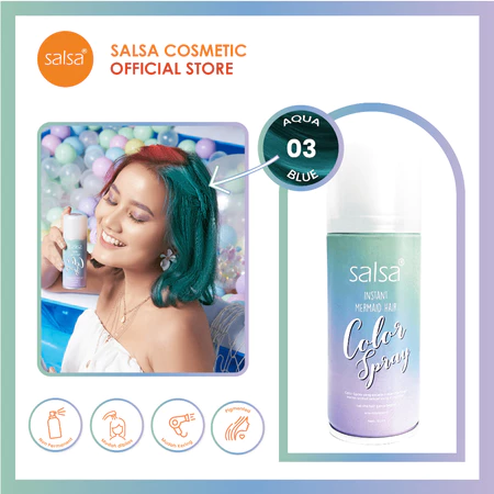 Salsa Instant Mermaid Hair Color Spray no.3 Aqua
