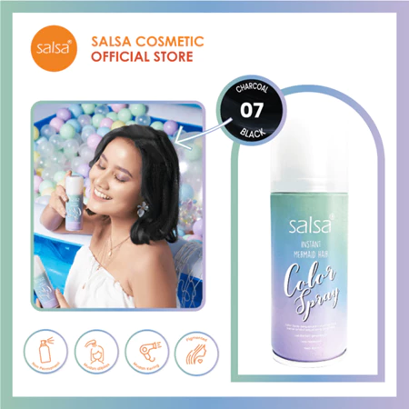 Salsa Instan Mermaid Hair Color Spray no. 07 Chorcoal