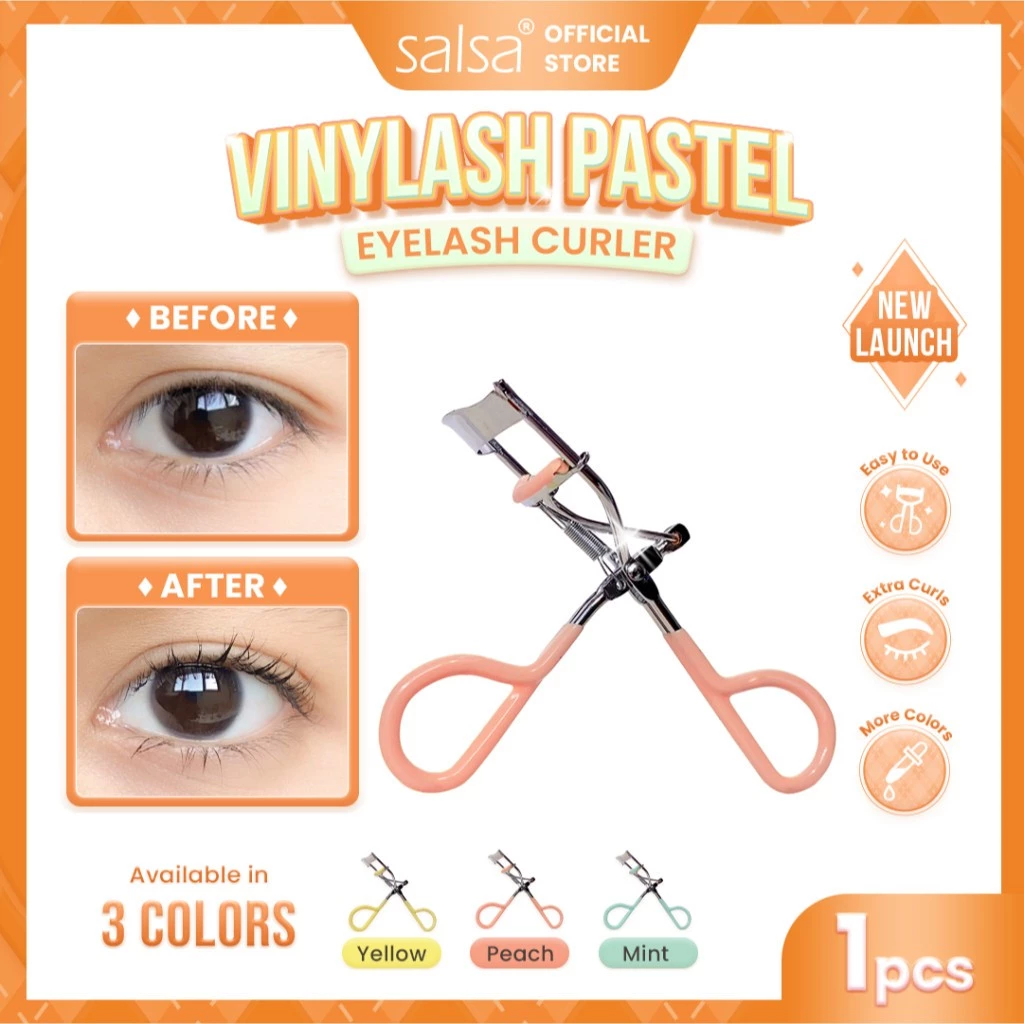 Salsa Vinylash Pastel Eyelash Curler Peach