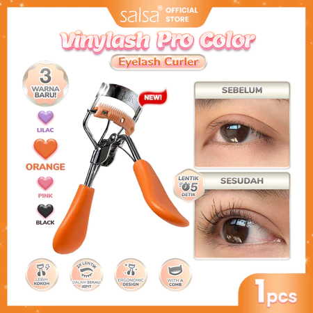 Salsa Vinylash Color Eyelash Curler Orange