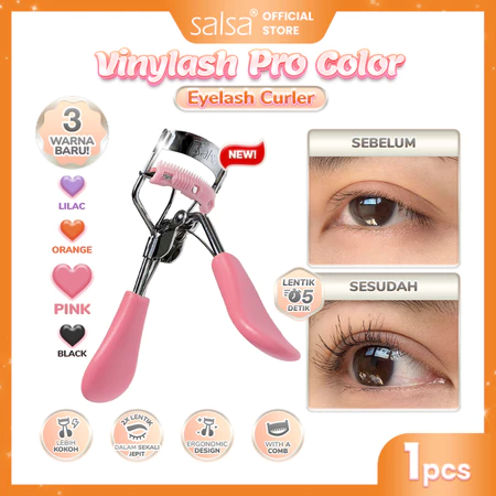 Salsa Vinylash Color Eyelash Curler Pink