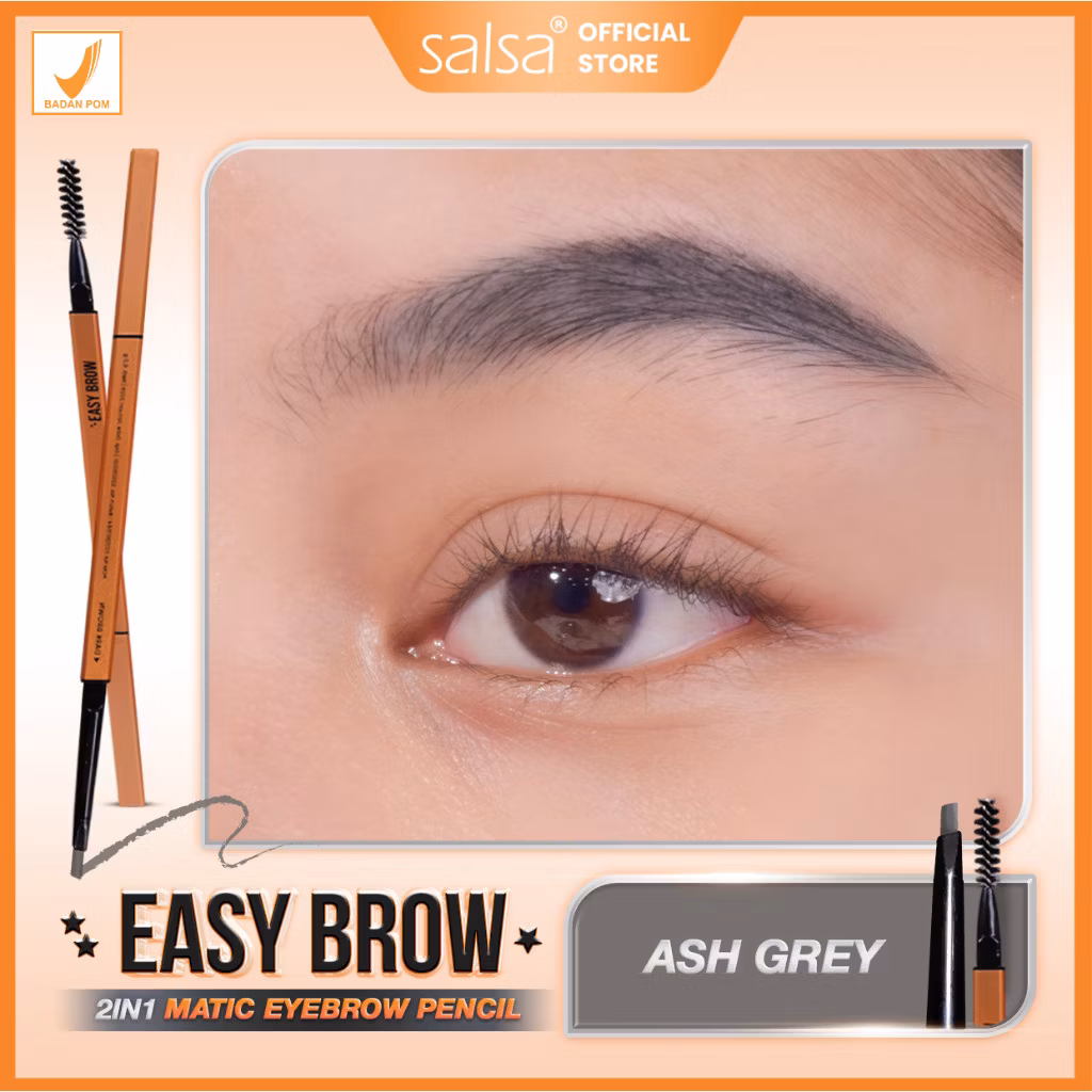 Salsa Easy Brow 2in1 Matic Eyebrow Pencil Ash Grey