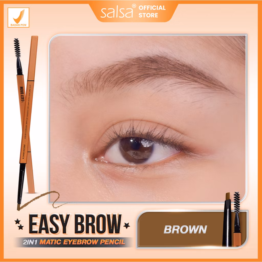 Salsa Easy Brow 2in1 Matic Eyebrow Pencil Brown
