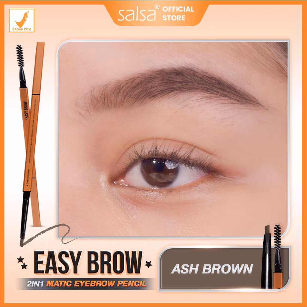 Salsa Easy Brow 2in1 Matic Eyebrow Pencil Ash Brown
