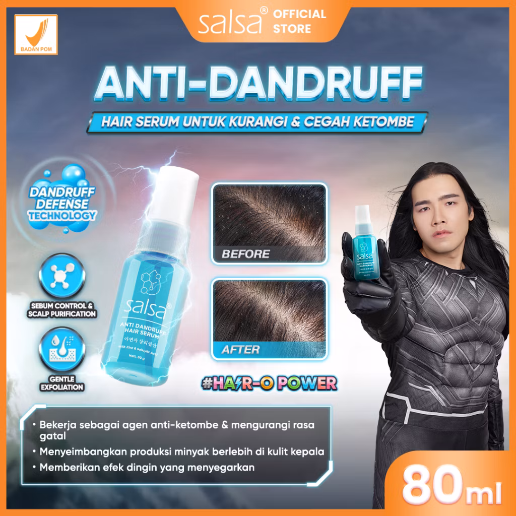Salsa Anti Dandruff Hair Serum 80gr