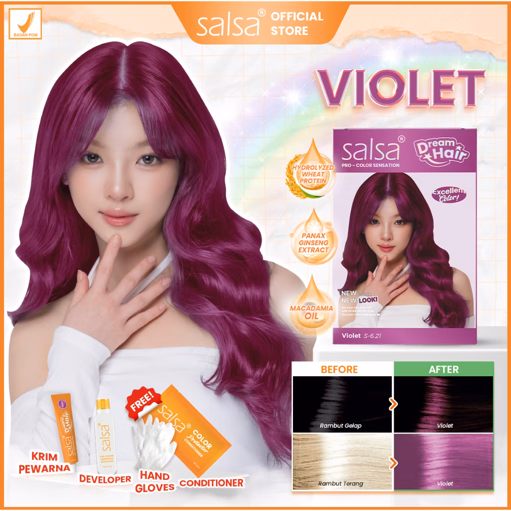 Salsa Pro-Color Sensation Violet S-6.21