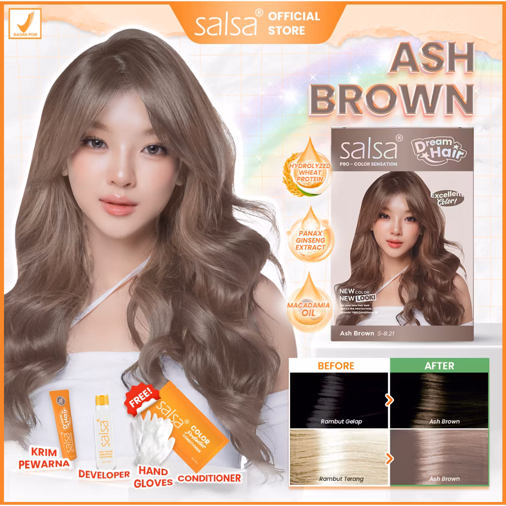 Salsa Pro-Color Sensation Ash Brown S-8.21