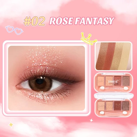 SANIYE Pink 4 Colors Eyeshadow E0459#2