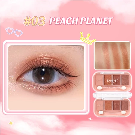 SANIYE Pink 4 Colors Eyeshadow E0459#3