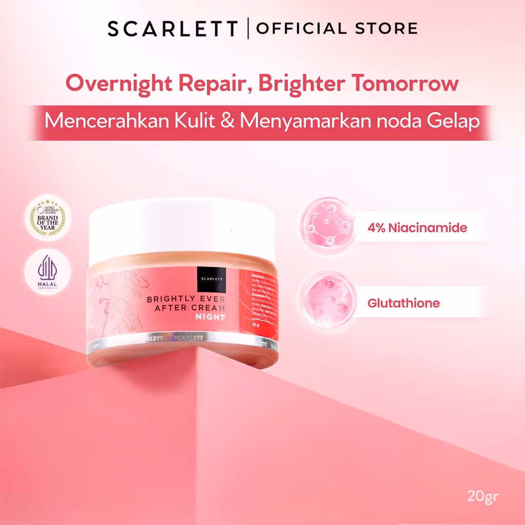 Scarlett Brightly Ever After Cream Night