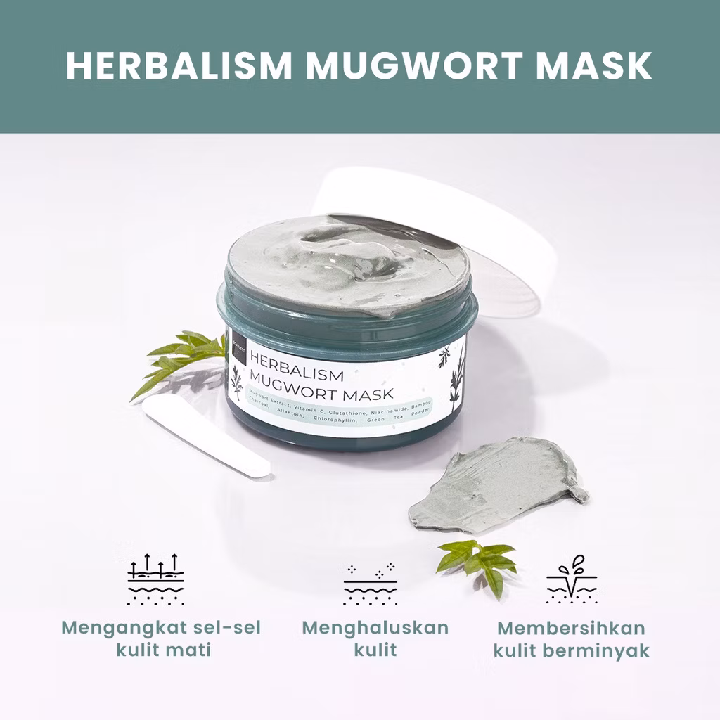 Scarlett Whitening Herbalism Mugwort Mask