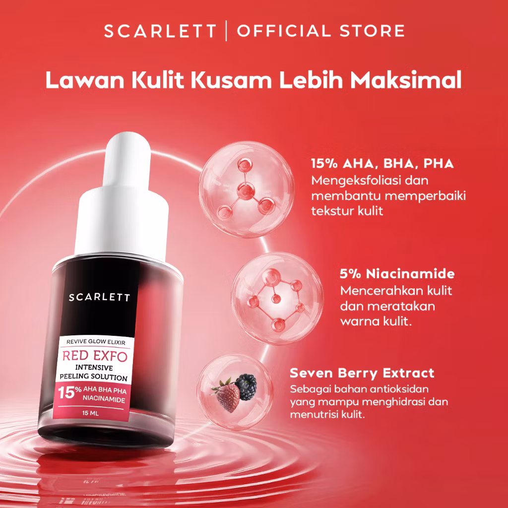 Scarlett Red Exfo Peeling Solution 15ml