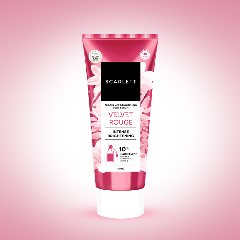 Scarlett Fragrance Brightening Body Serum Velvet Rouge 170ml