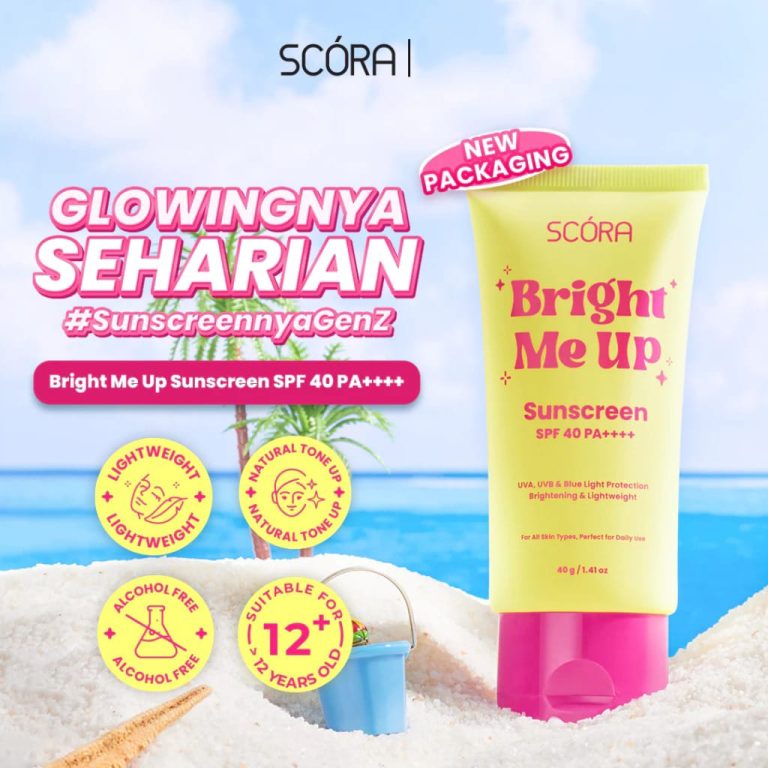Scora bright me up sunscreen Spf 40 PA+++++