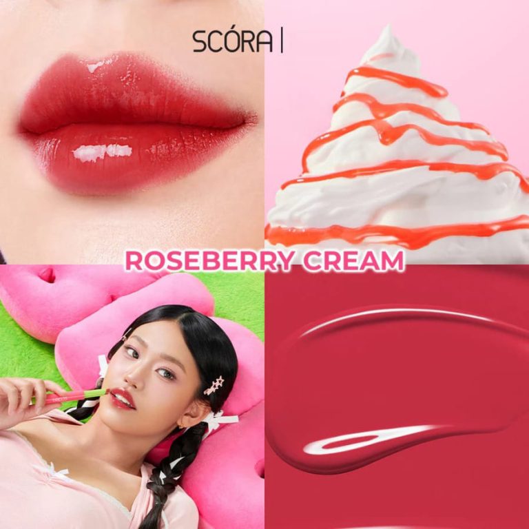 Scora Bloop Pop Gloss Balm 03 Roseberry Cream