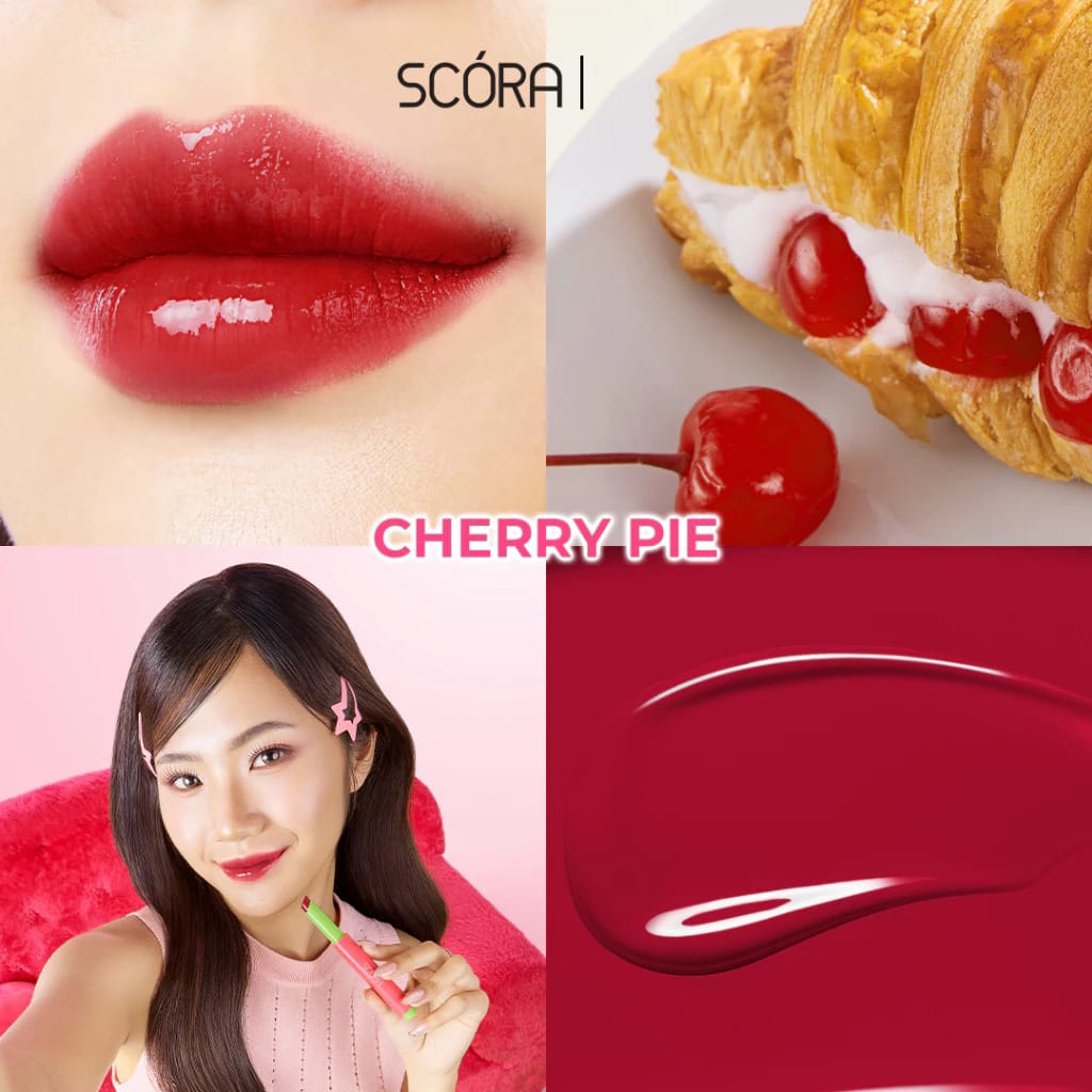 Scora Bloop Pop Gloss Balm 05 Cherry Pie