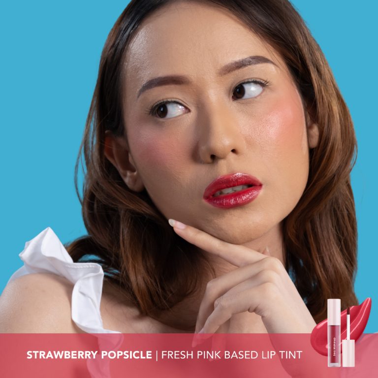 Sea Makeup Hydrating Glossy Jelly tint Strawberry Popsicle
