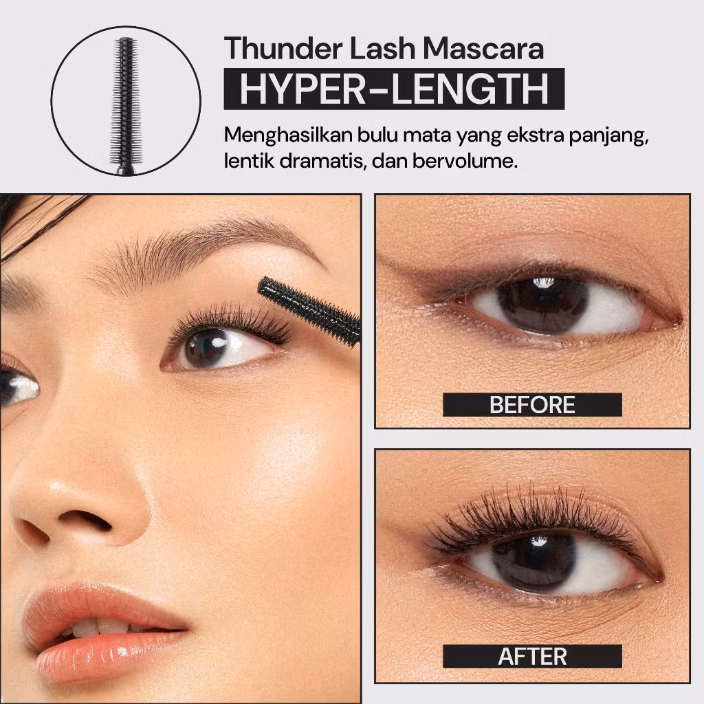 Rose all day thunderlash hyper-length mascara
