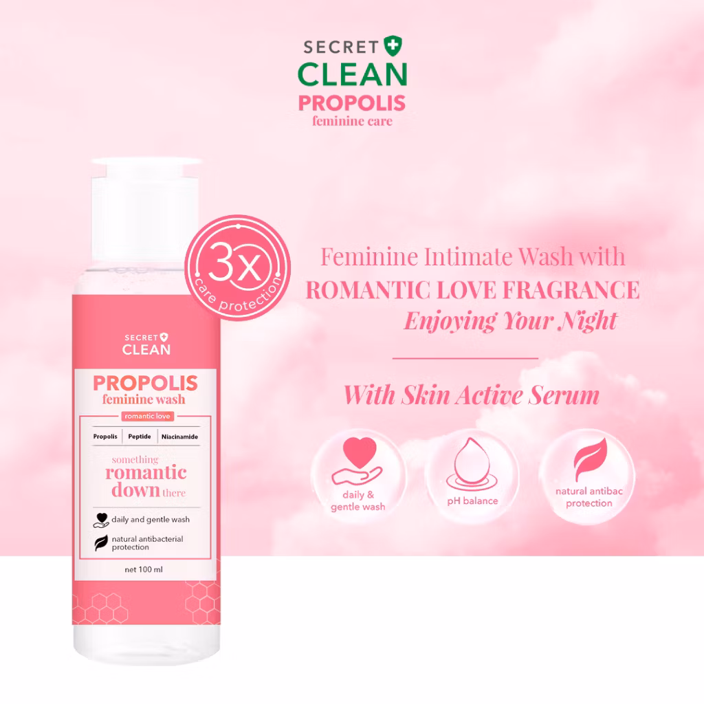 Secret clean propolis feminine wash 100ml