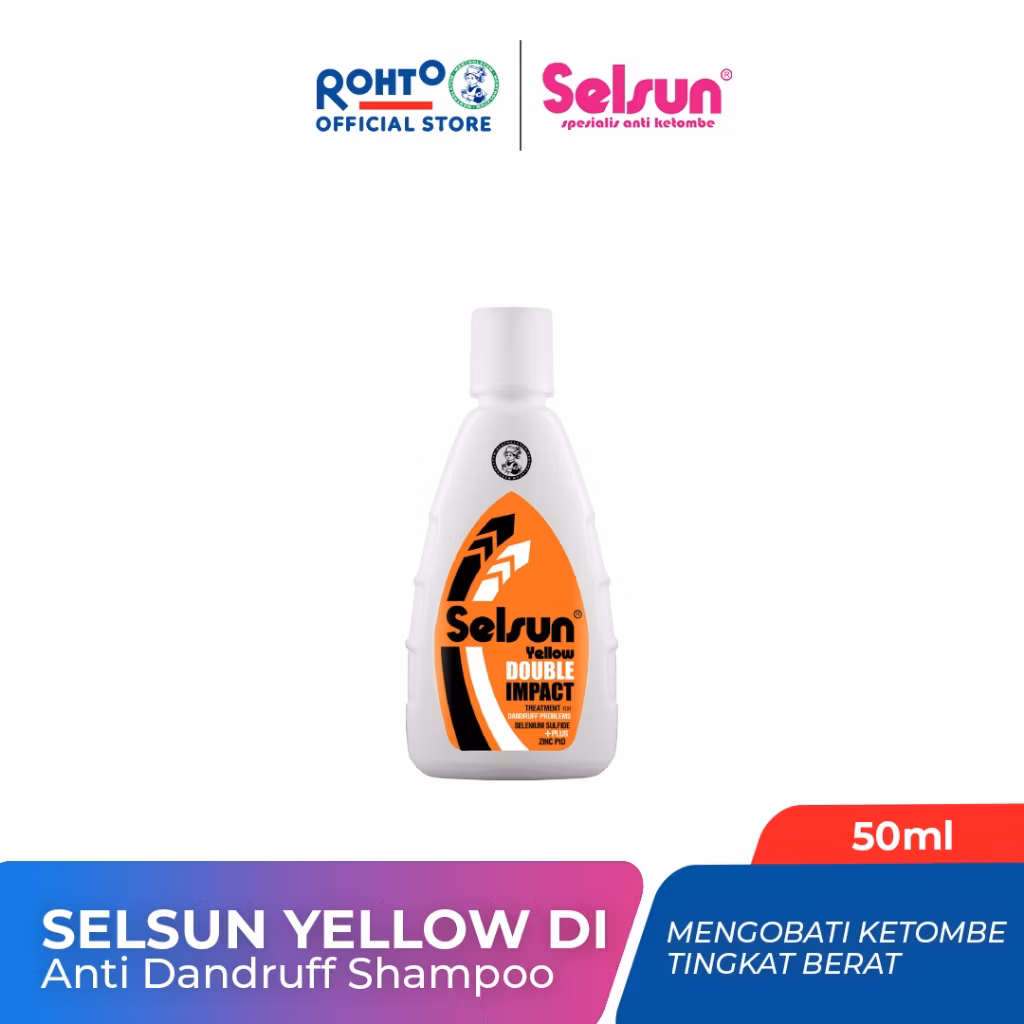Selsun Shampoo Yellow Double Impact 50Ml