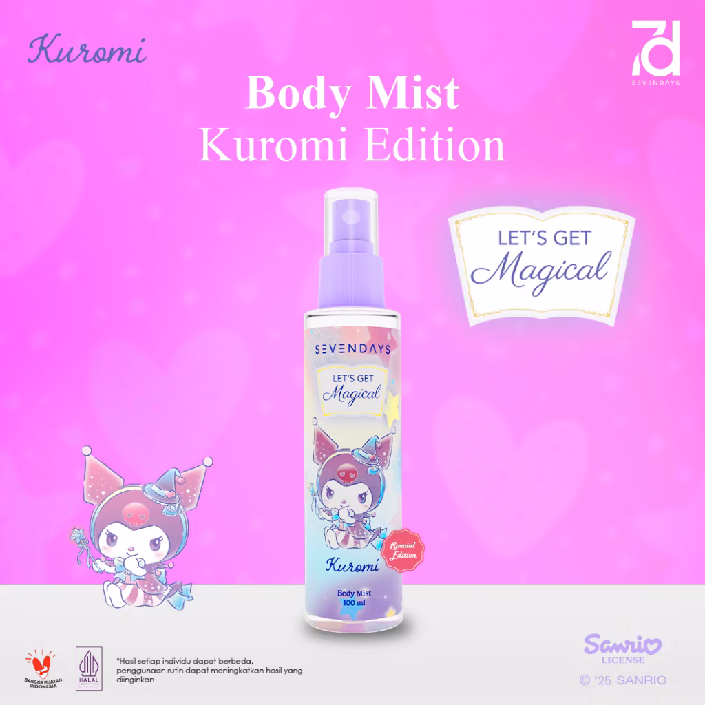 Sevendays Body Mist Hello Kuromi 100ml