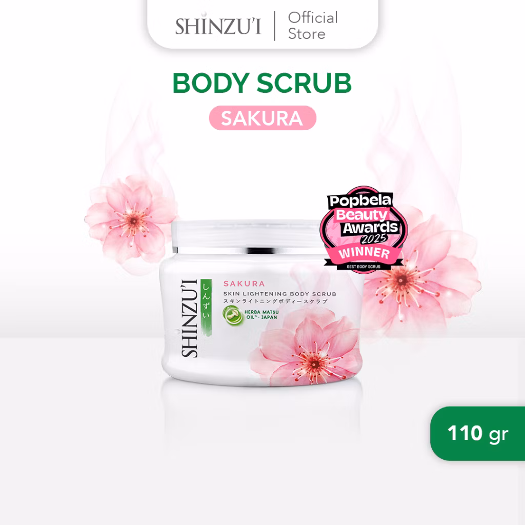 Shinzui Body Scrub 110gr Sakura