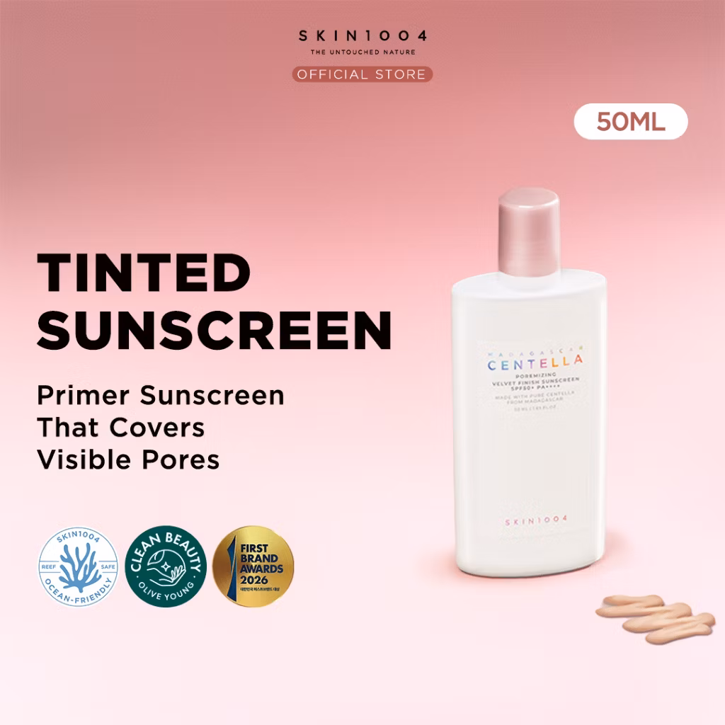 Skin1004 Madagascar Centella Poremizing Velvet Finish Sunscreen SPF 50 50ml