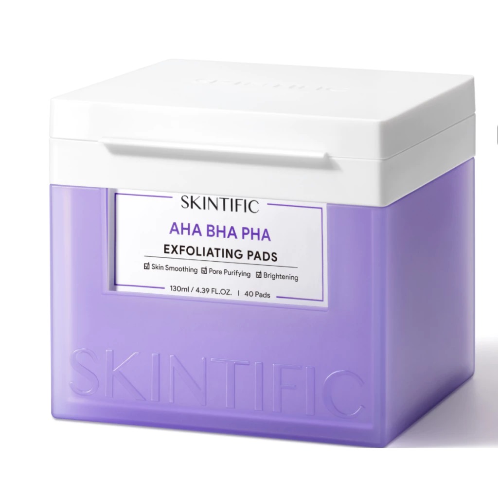 Skintific AHA BHA PHA Exfoliating Pads 130ml
