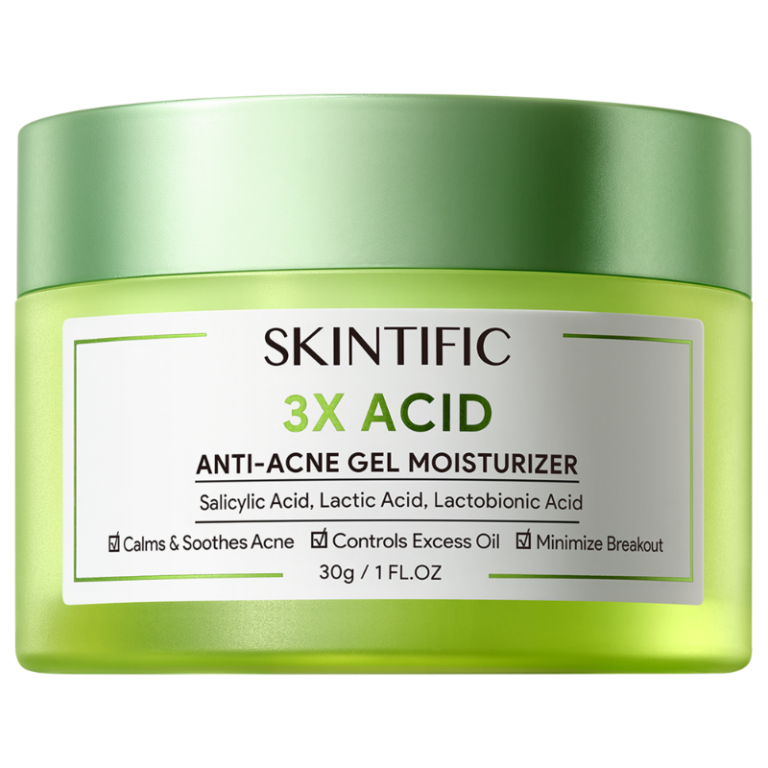 Skintific 3x acid anti-acne gel moisturizer 30gr